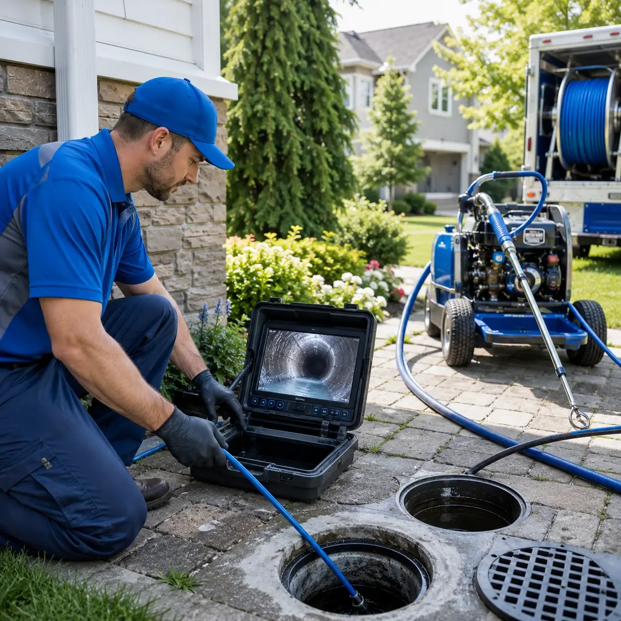 Outdoor drain cleaning professionals serving Orange, CA